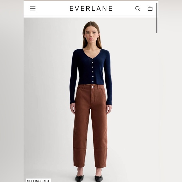Everlane Denim - THE UTILITY BARREL PANT size6